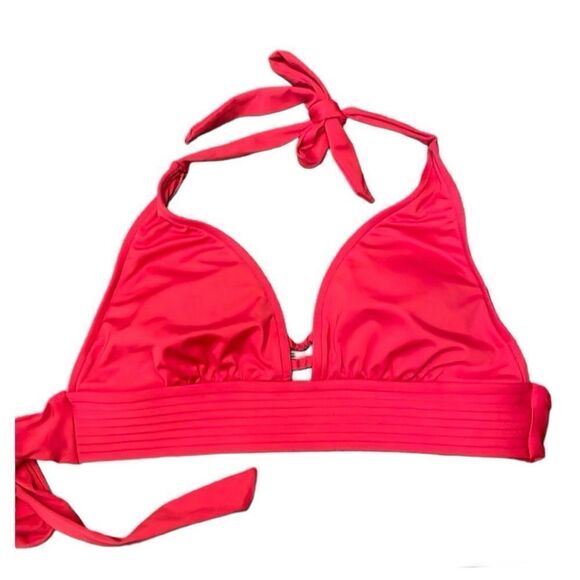 Kona Sol bikini halter top | Red | size S - Picture 1 of 5